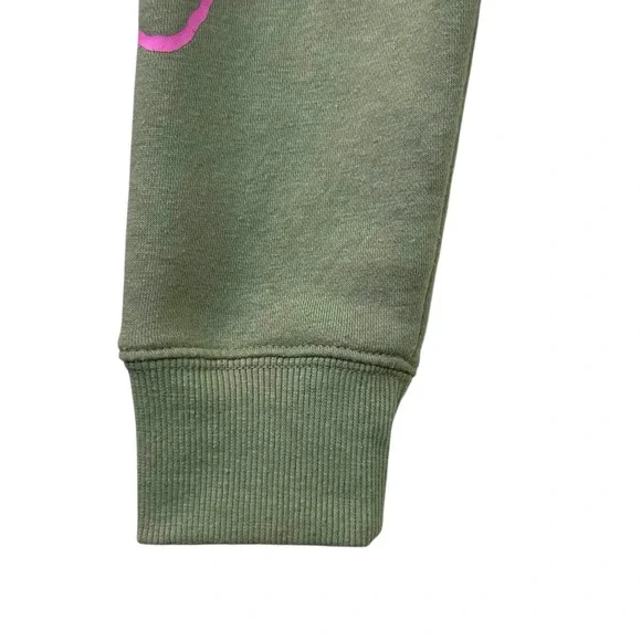 Ed Hardy - Women’s Y2k Graphic-Print Sweatshirt, Cropped, ‘Tattoo’ - Green Small - Picture 13 of 16